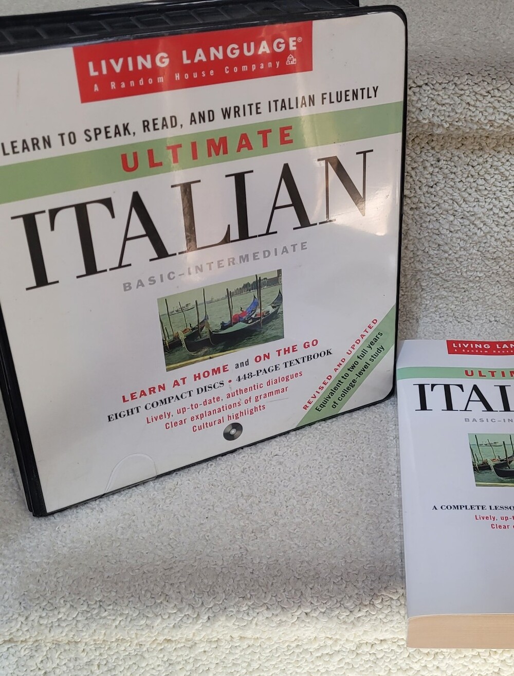 Living Language Ultimate Italian Course - White/Green Accents
